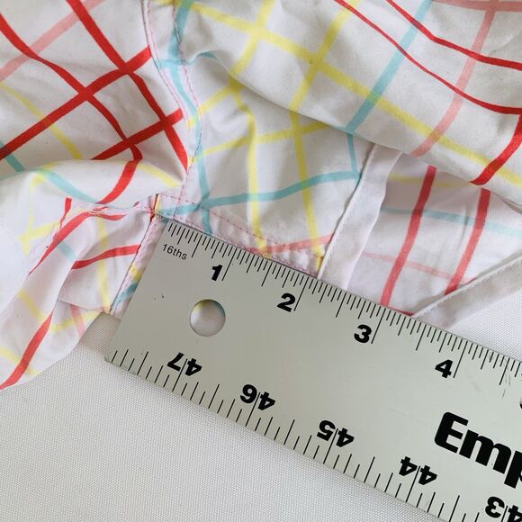 Xhilaration Board Shorts Women M White Pink Colorful Summer Swim Coverup Beach - Picture 6 of 7